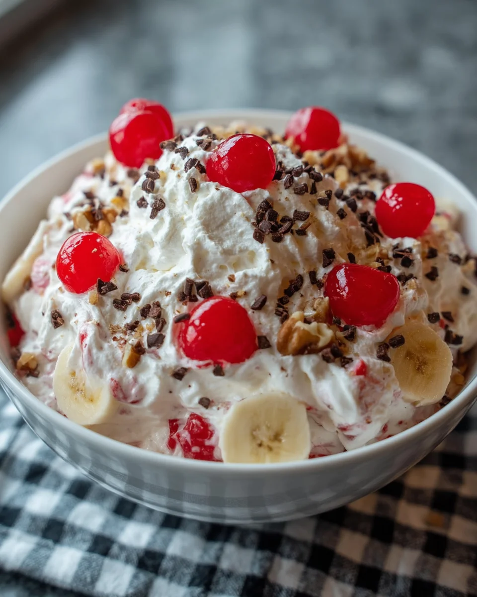 Banana Split Fluff Salad