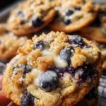 Blueberry Muffin Cookies With Streusel Topping