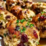 Cranberry & Turkey Stuffing Balls
