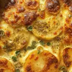 Garlic Basil Scalloped Potatoes