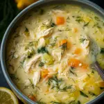 Greek Lemon Chicken Soup (Avgolemono)