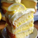 Lemon Velvet Cake With Lemon Cream Cheese Frosting
