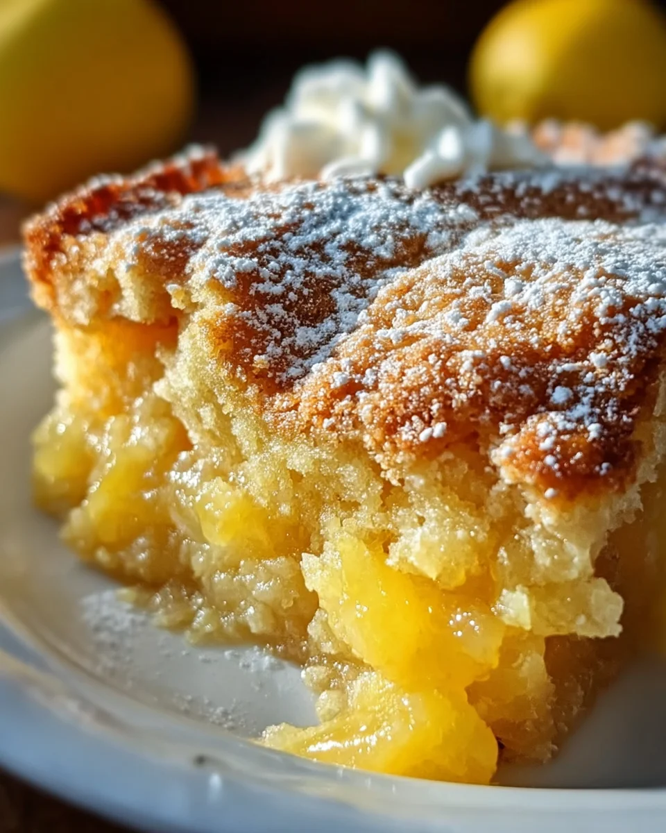 Magic Lemon Cobbler