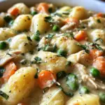 One Pot Gnocchi Chicken Pot Pie