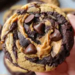 Peanut Butter Brownie Swirl Cookies 29 Peanut Butter Brownie Swirl Cookies