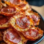 Pepperoni Cheese Crisps