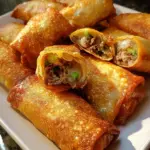 Philly Cheesesteak Egg Roll