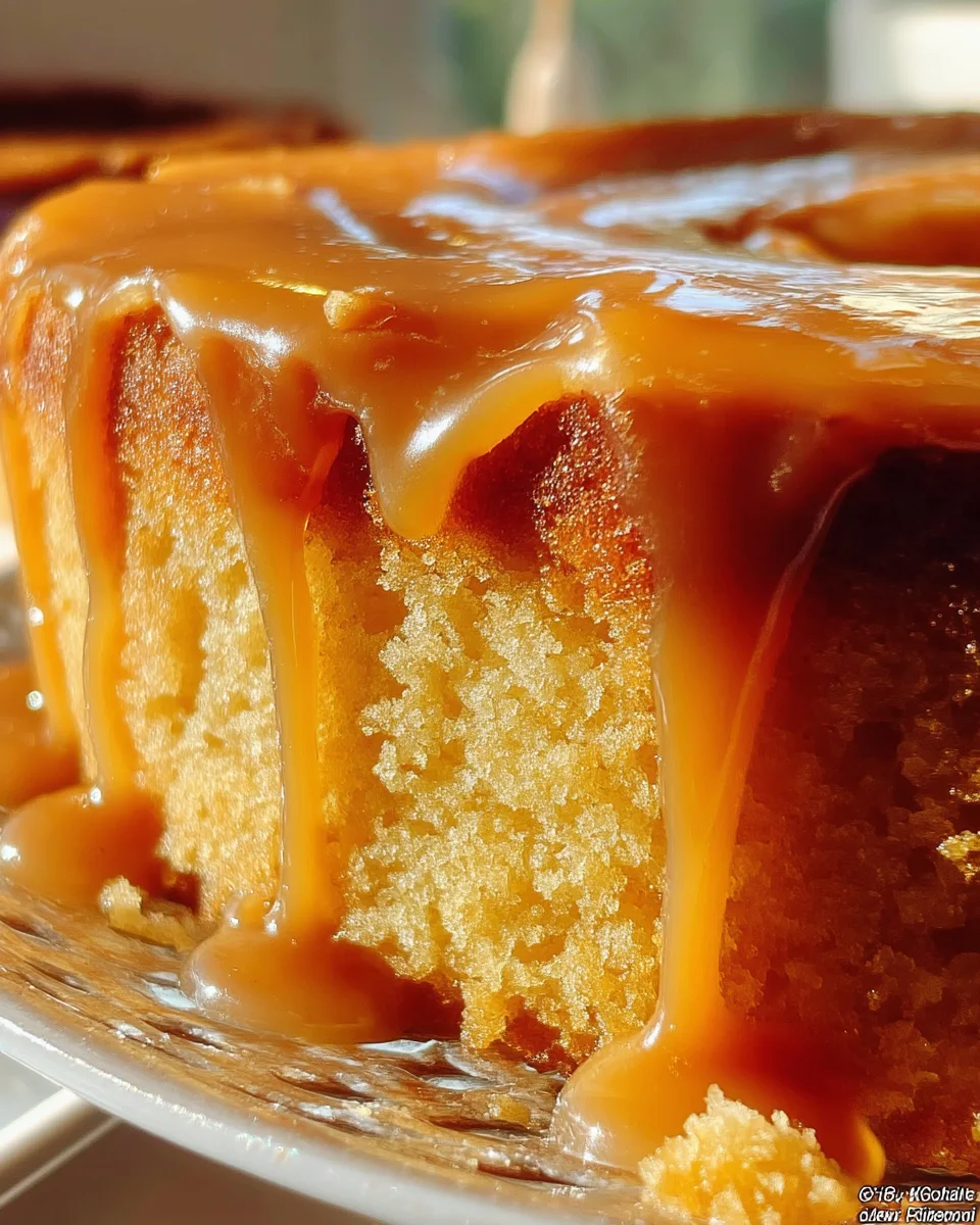 Salted Caramel Kentucky Butter Cake