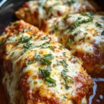 Slow Cooker Cheesy Mozzarella Chicken