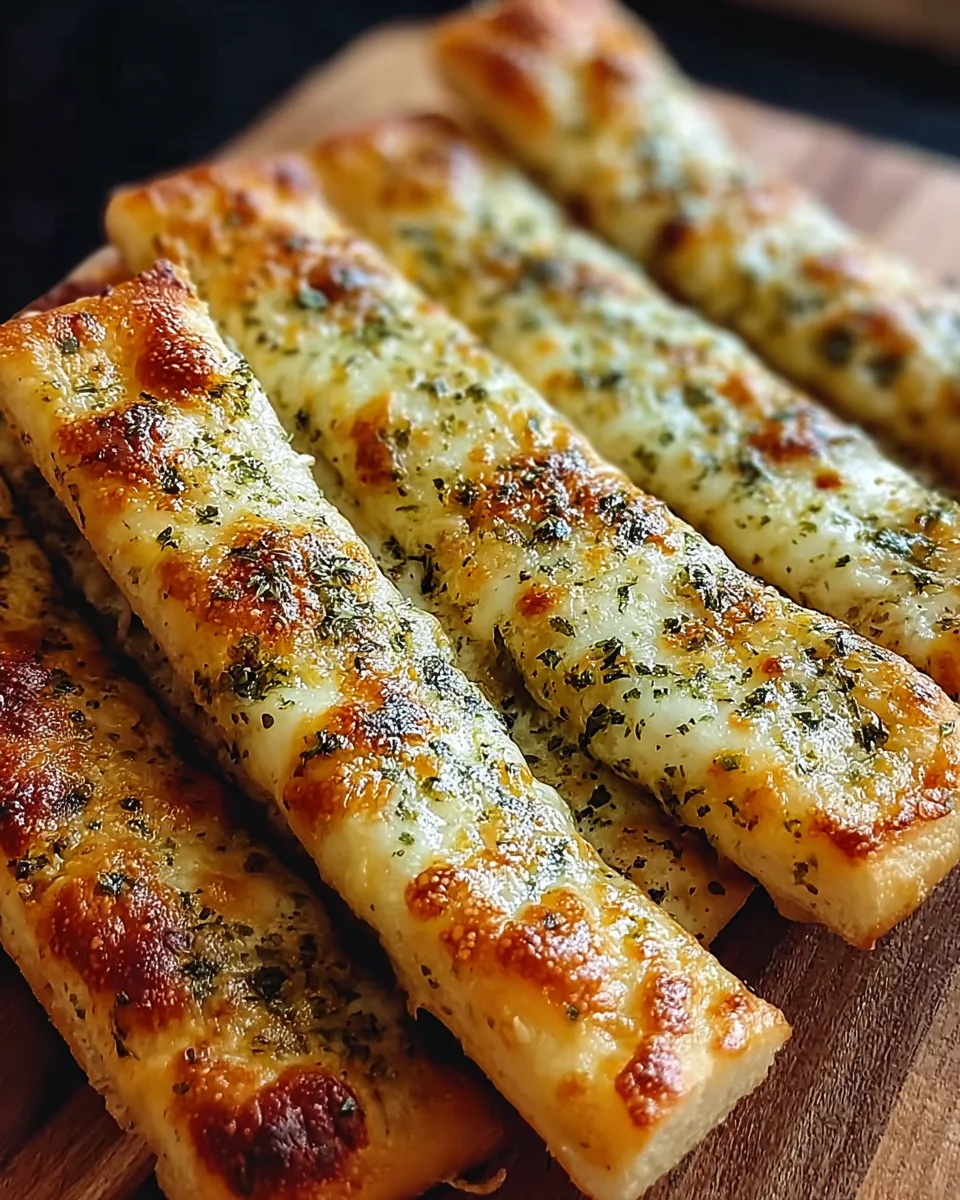 Sourdough Cheesy Breadsticks