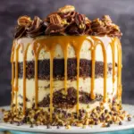 Turtle Caramel Cake