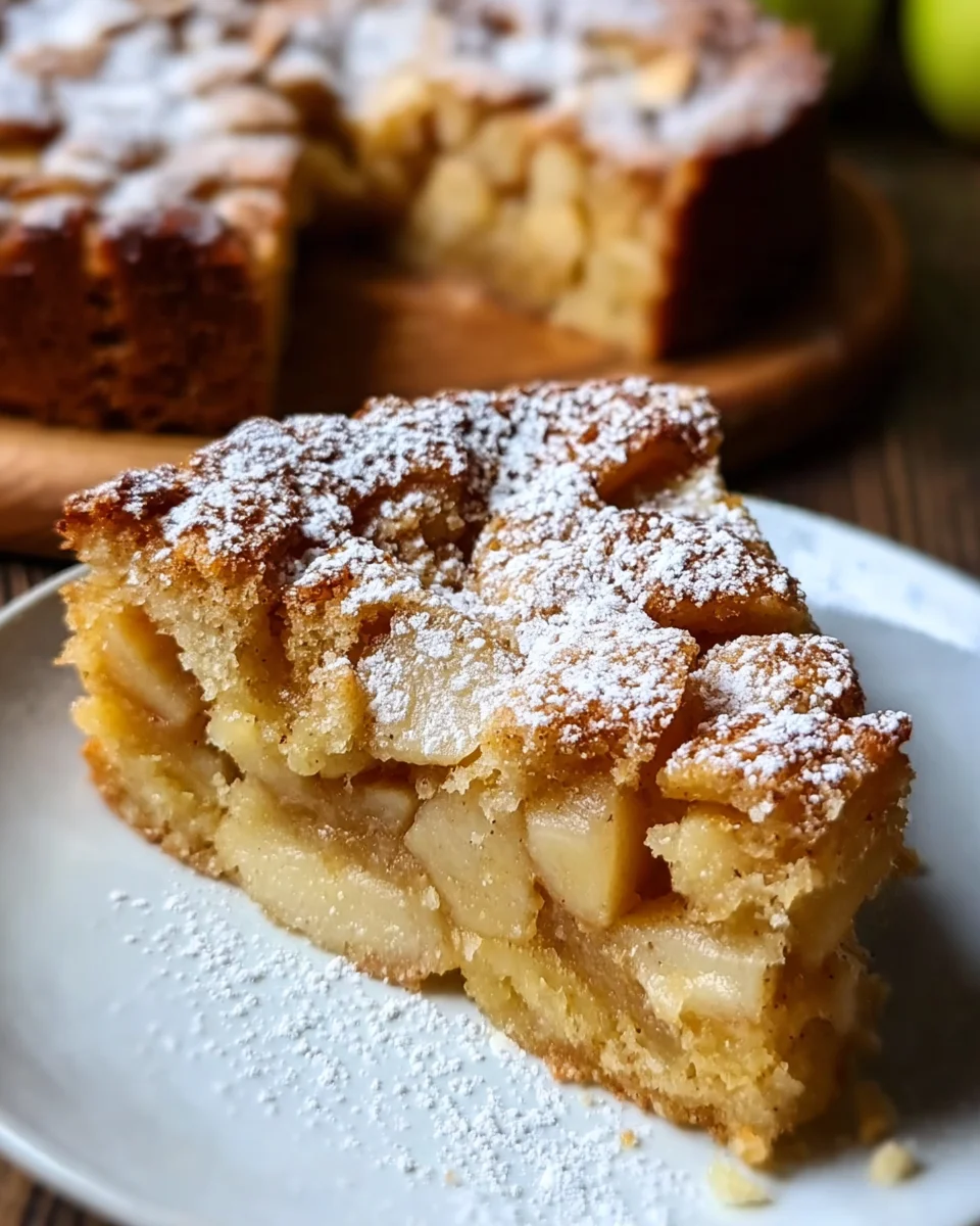 3 Ingredient Apple Cake