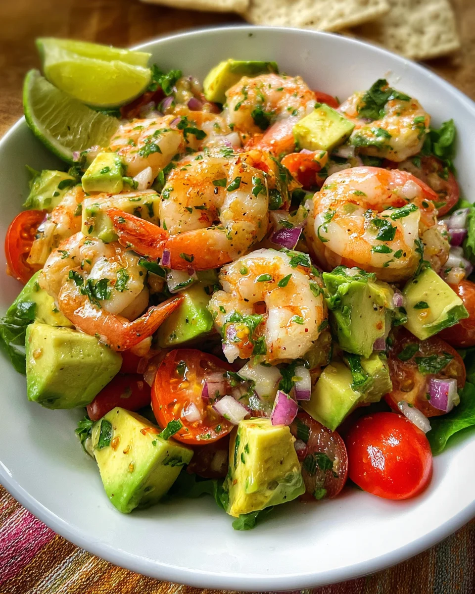 Avocado Salsa Shrimp Salad 20 Avocado