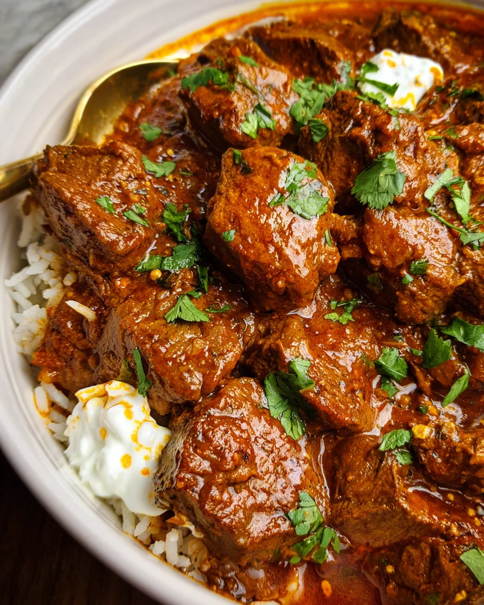Beef Vindaloo 28 Beef