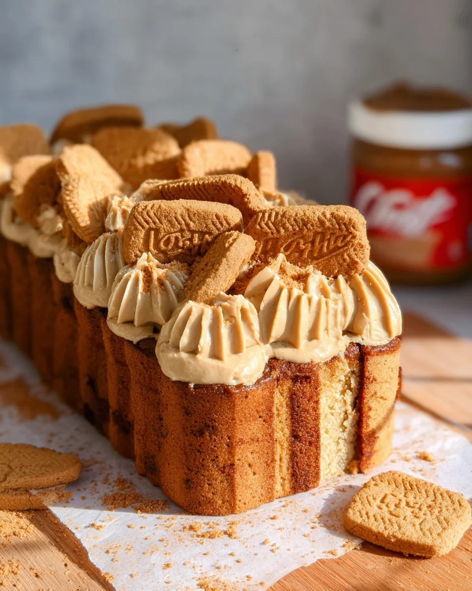 Biscoff Loaf Cake