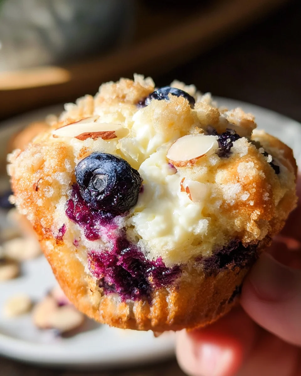 Blueberry Cream Cheese Muffins