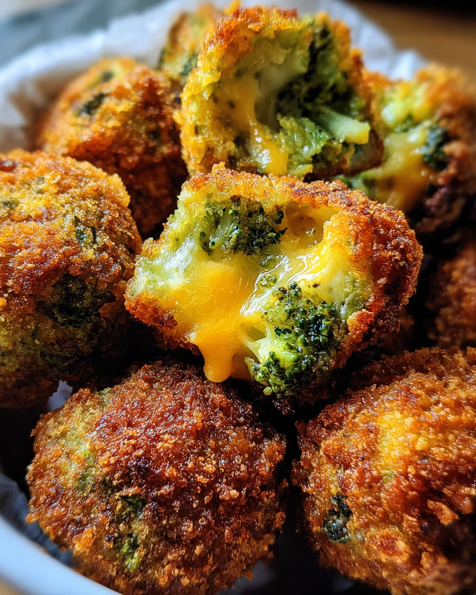 Broccoli Cheese Balls 20 Broccoli