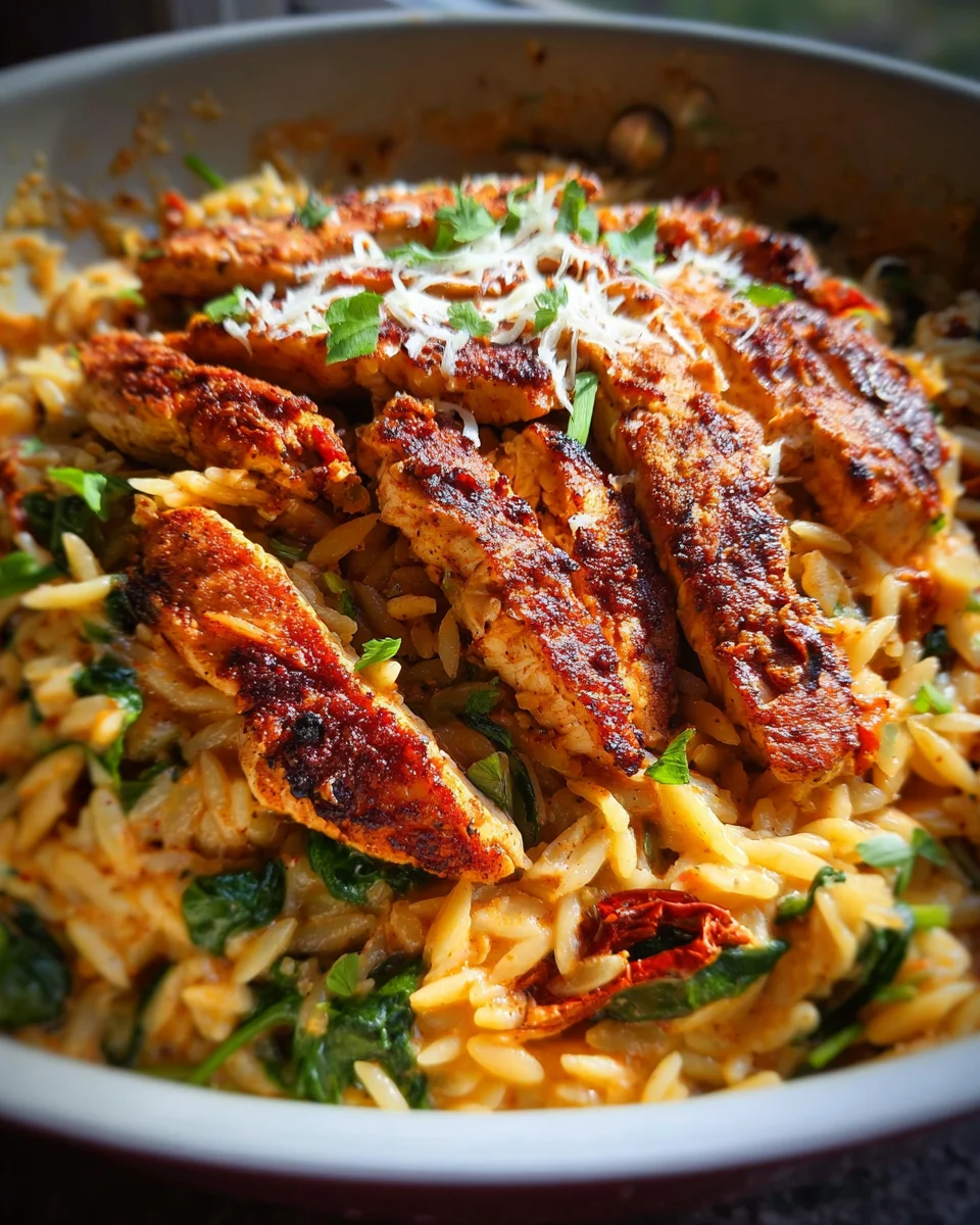 Cajun Chicken Orzo