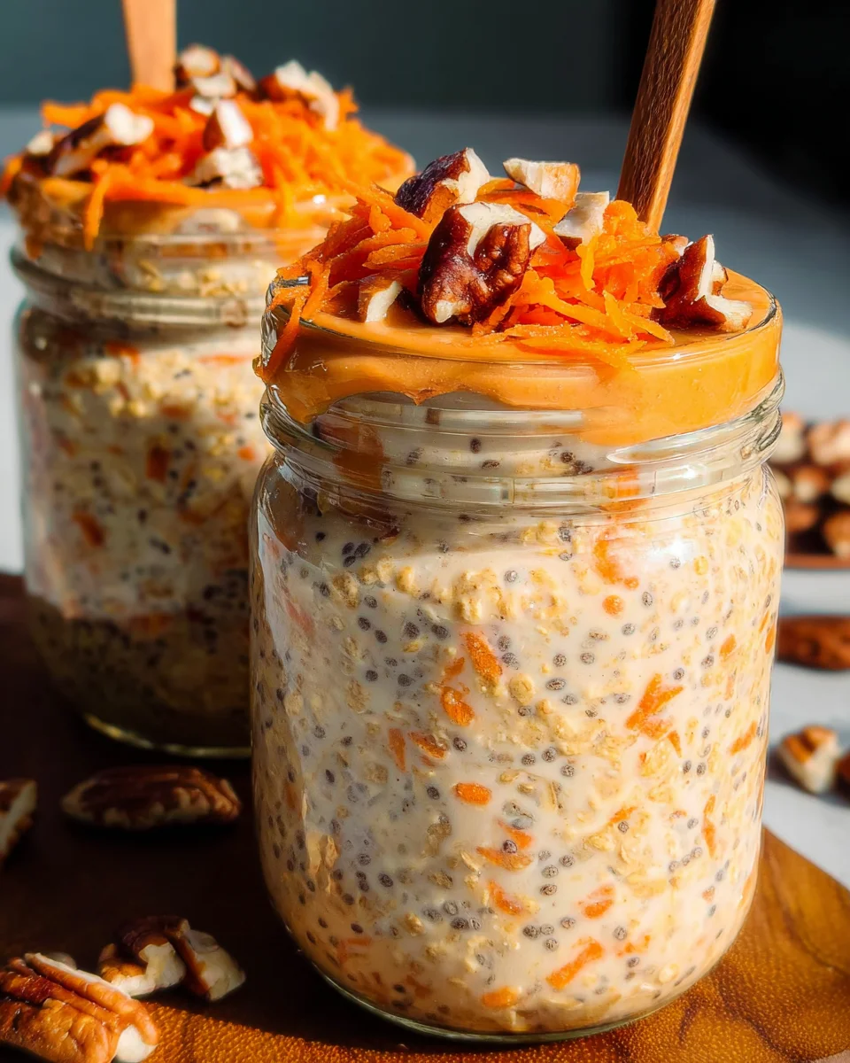 Carrot Cake Overnight Oats