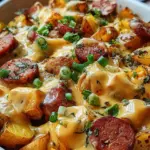 Cheesy Ranch Potatoes and Smoked Sausage 22 Cheesy Ranch Potatoes and Smoked Sausage
