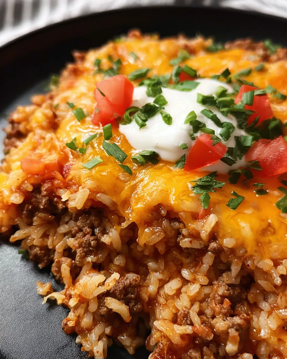 Cheesy Taco Rice Recipe