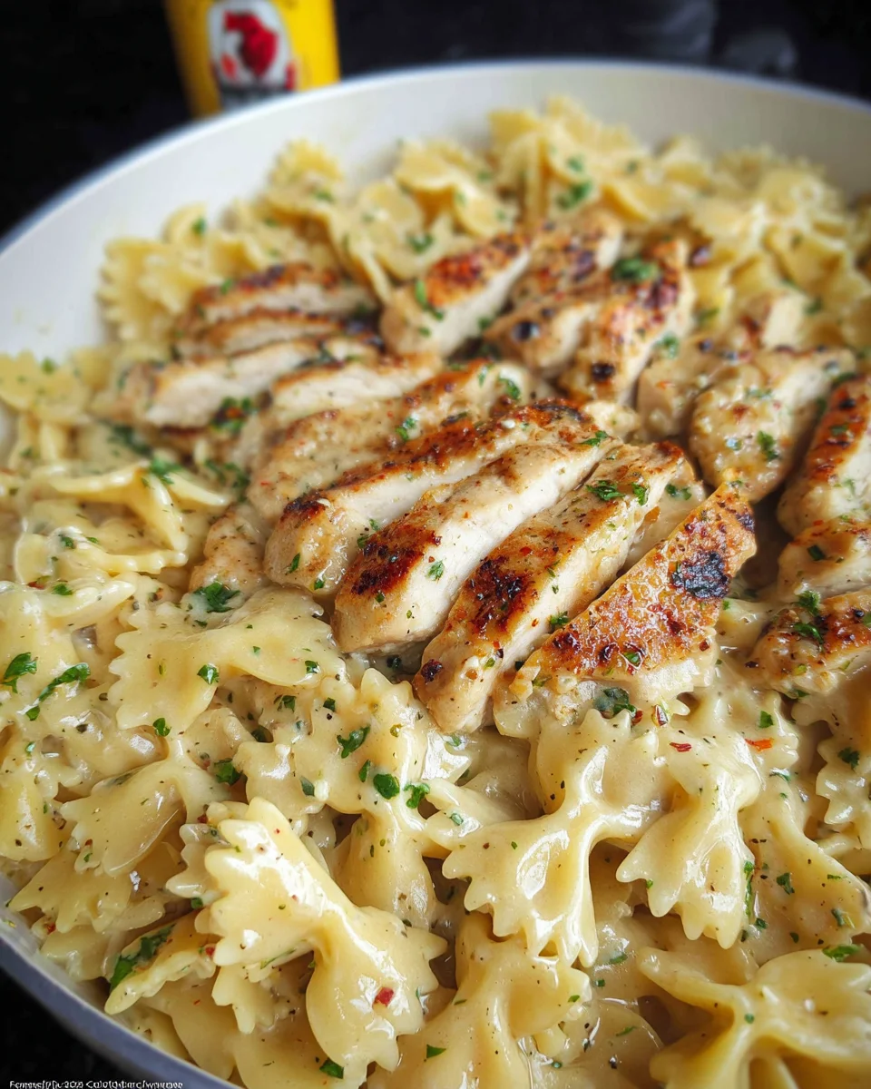 Chicken Garlic Parmesan Pasta