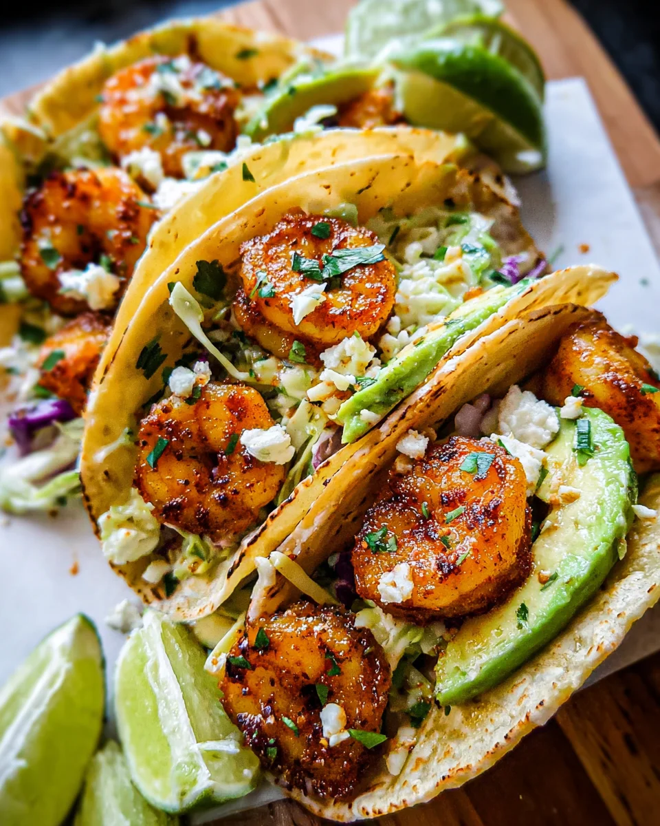 Cilantro Lime Shrimp Tacos with Creamy Slaw 25 Cilantro