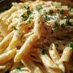 Creamy Garlic Penne Pasta