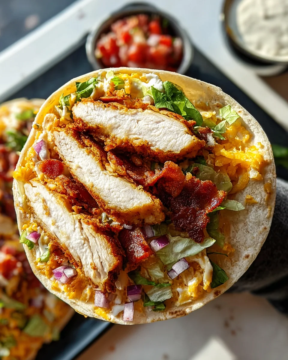 Crispy Chicken Bacon Ranch Wrap 24 Crispy