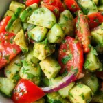 Cucumber Tomato Avocado Salad 21 Cucumber Tomato Avocado Salad