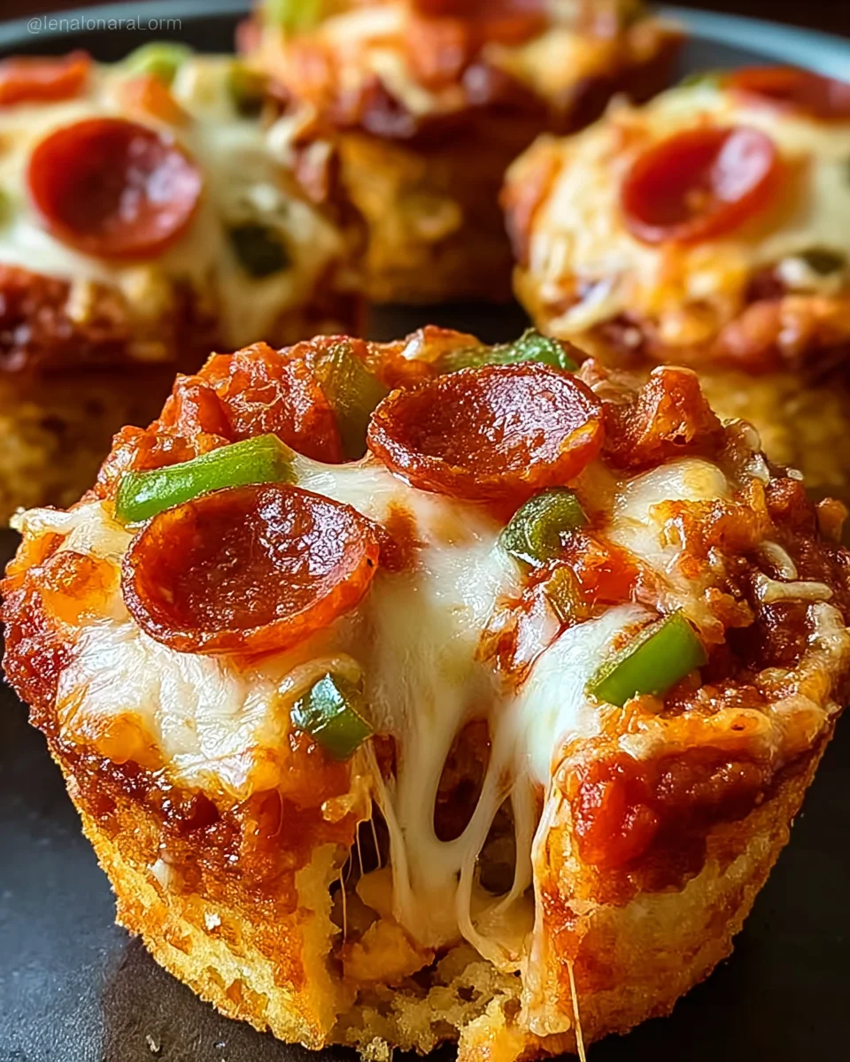 Deep Dish Pizza Cupcakes