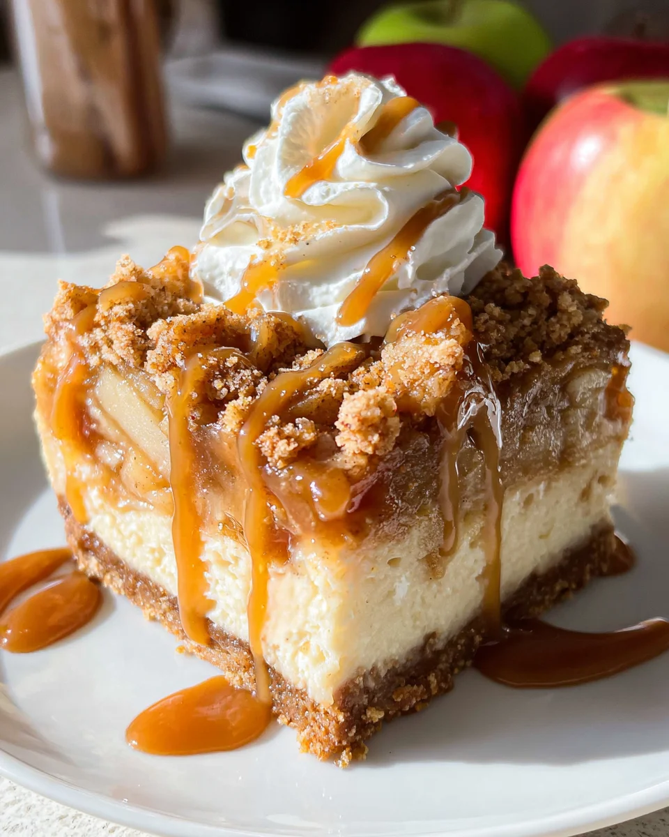 Easy Caramel Apple Cheesecake Bars 31 Easy