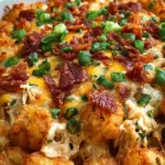 Easy Chicken Bacon Ranch Tater Tot Casserole 22 Easy Chicken Bacon Ranch Tater Tot Casserole