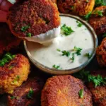 Easy Lentil Patties (with Lemon Tahini Dip) 26 Easy Lentil Patties (with Lemon Tahini Dip)