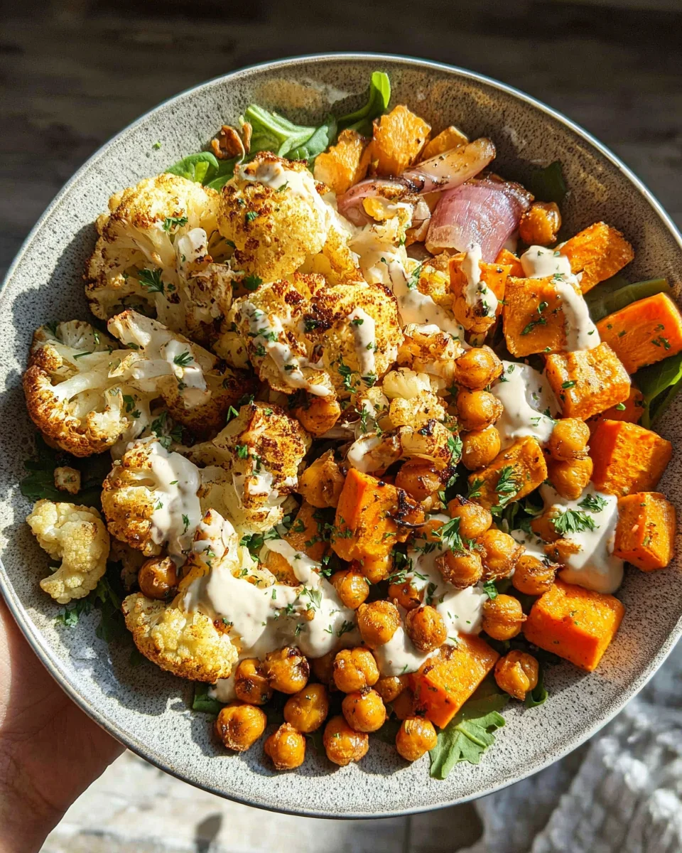 Easy Nourish Bowl Recipe with Tahini Yogurt Dressing 21 Easy