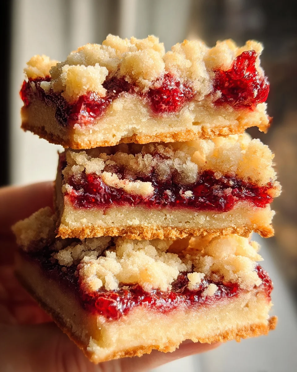 Fabulous Five Ingredient Raspberry Bars