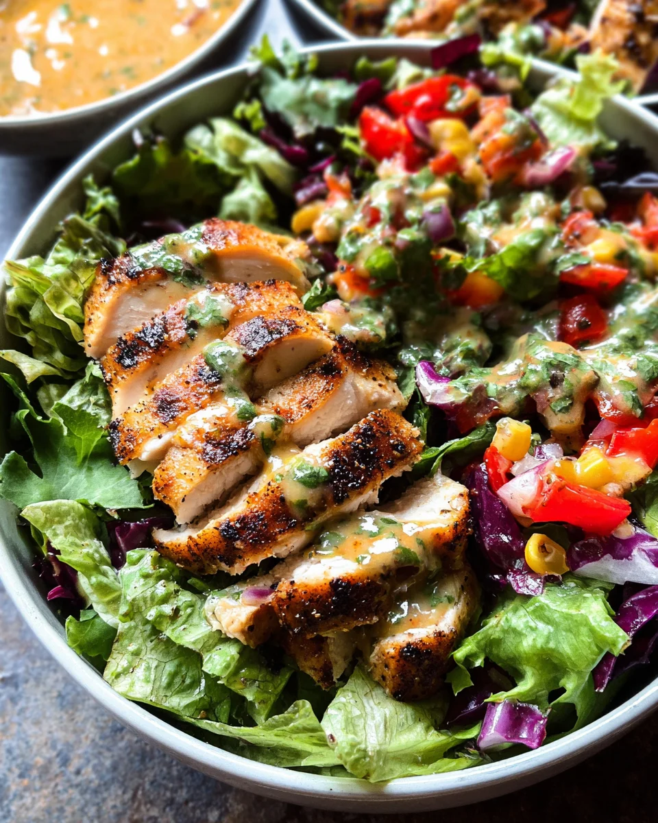 Fiesta Ranch Salad with Salsa Verde Chicken 13 Fiesta
