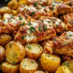 Garlic Parmesan Chicken and Potatoes (One-Pan Dinner)