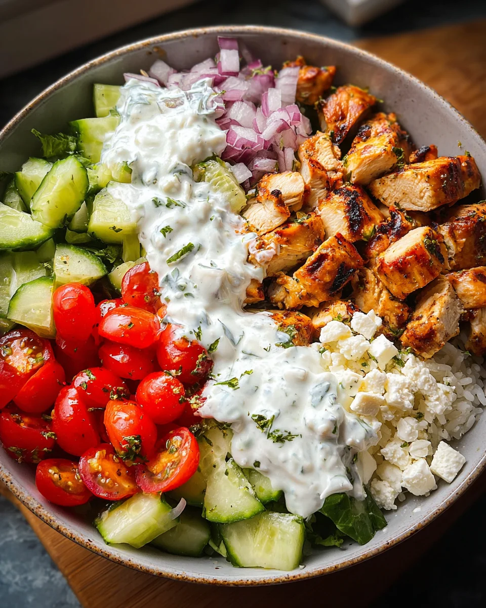 Greek Chicken Bowls 31 Greek