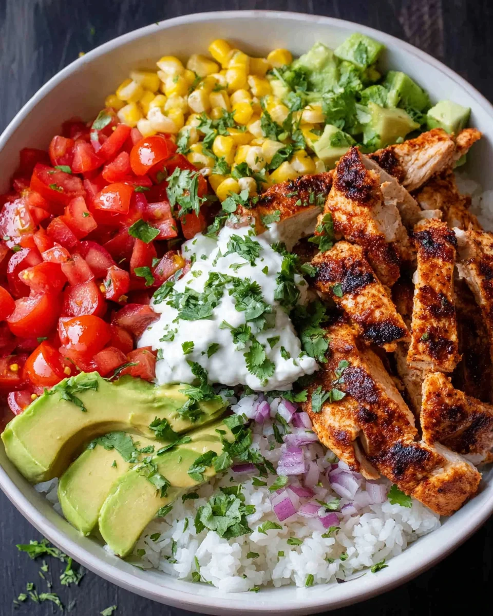 Grilled Chicken Burrito Bowls 16 Grilled