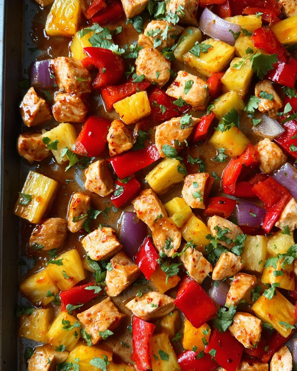 Hawaiian Chicken Sheet Pan 25 Hawaiian