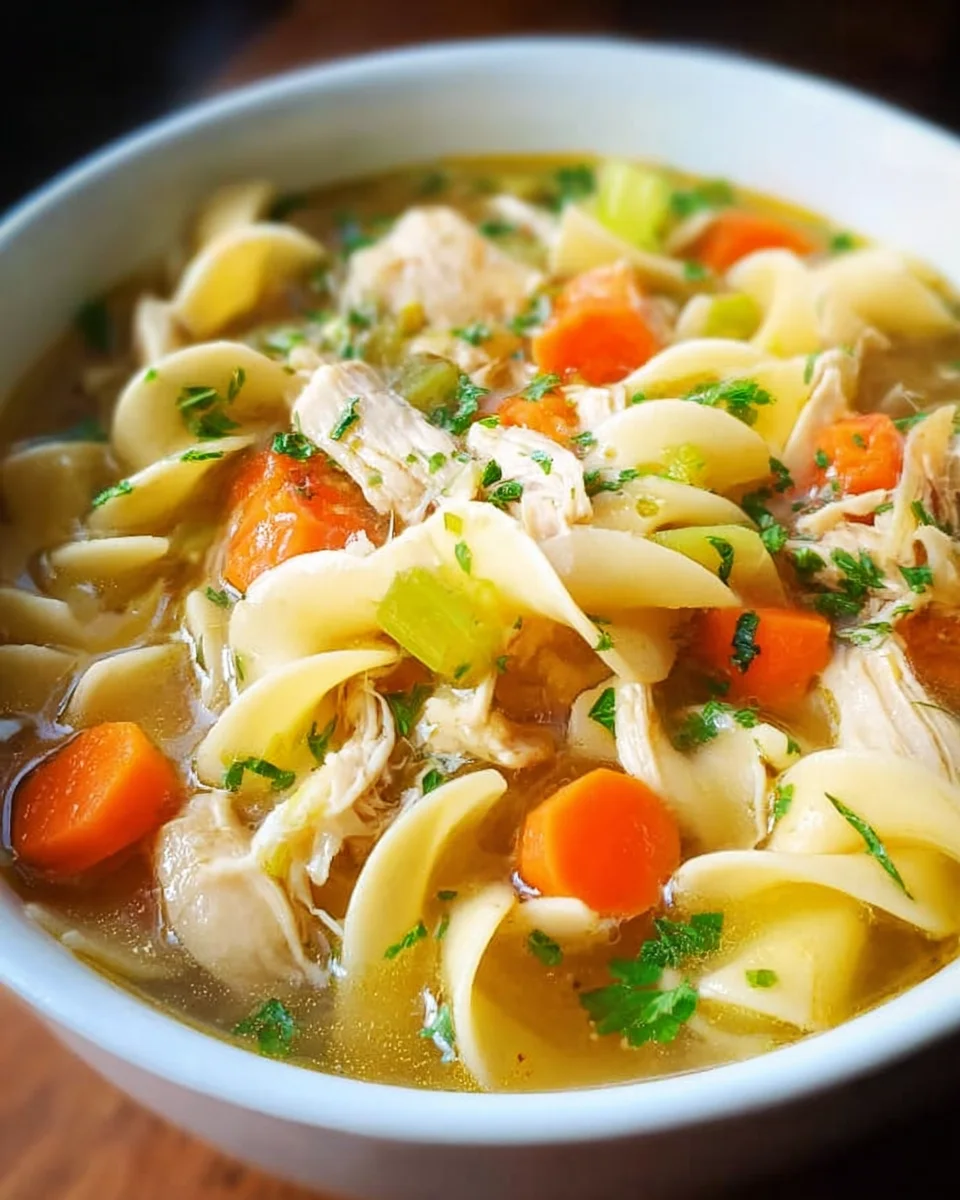 Homemade Chicken Noodle Soup