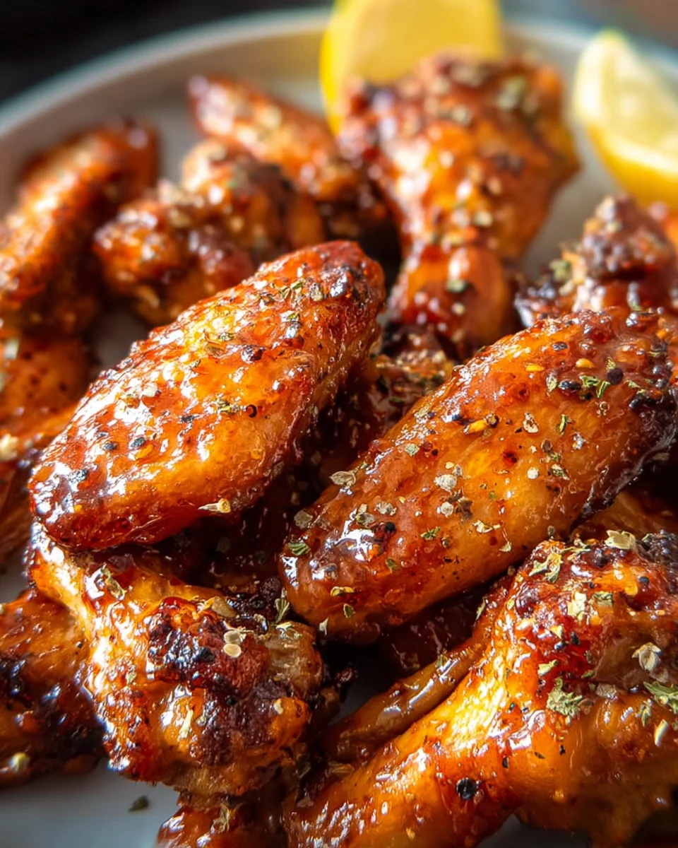 Honey Lemon Pepper Wings