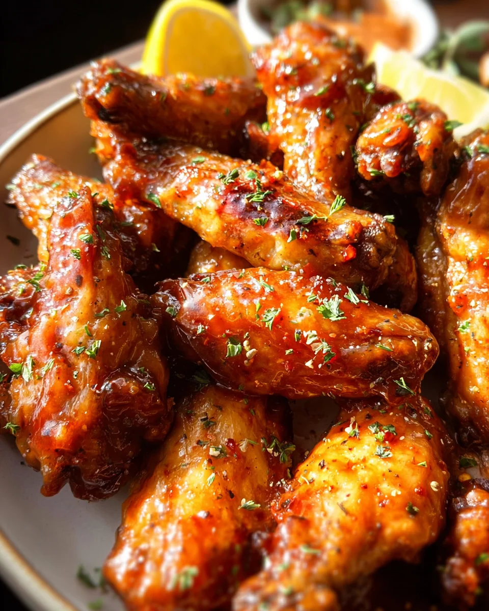 Honey Lemon Pepper Wings 21 Honey