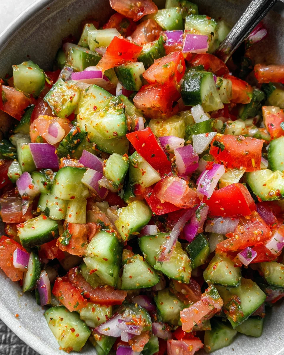 Indian Kachumber Salad