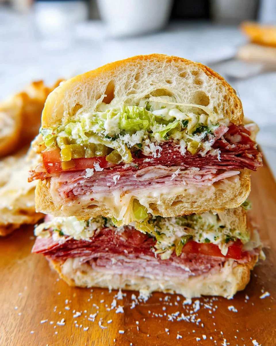Italian Grinder Salad Sandwich (TikTok Viral Recipe) 22 Italian