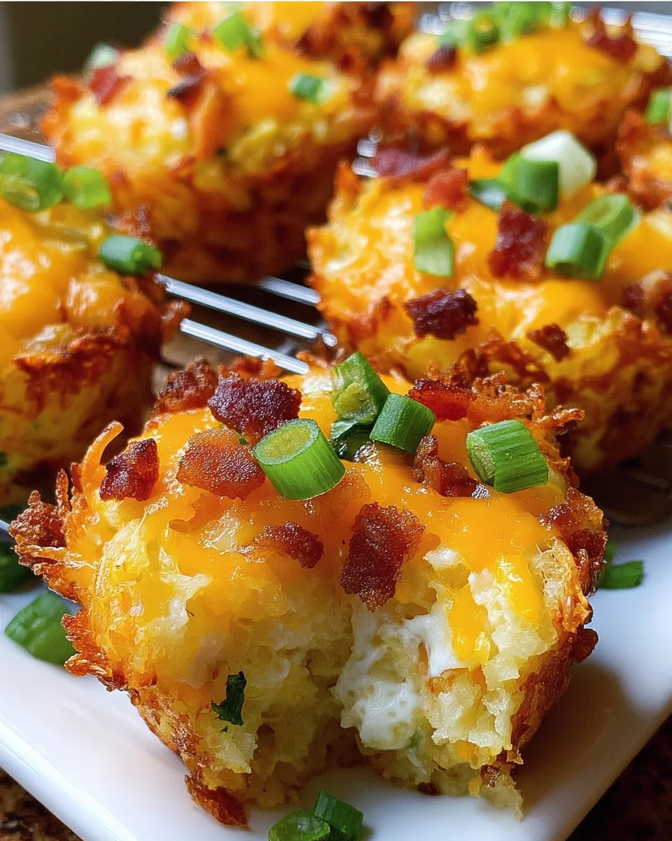 Loaded Bacon and Egg Hash Brown Muffins 20 Loaded