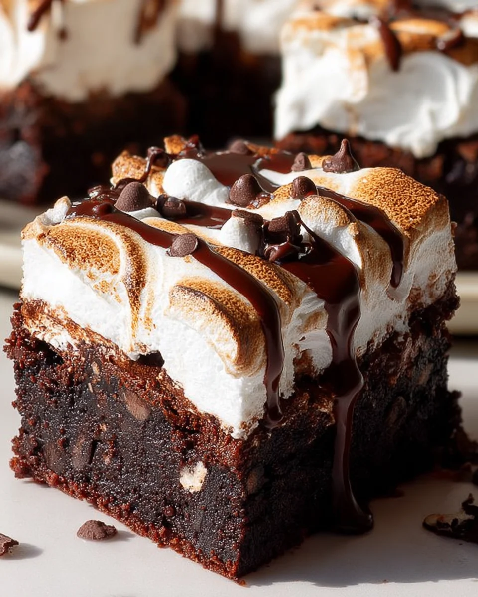 Marshmallow Brownies 23 Marshmallow