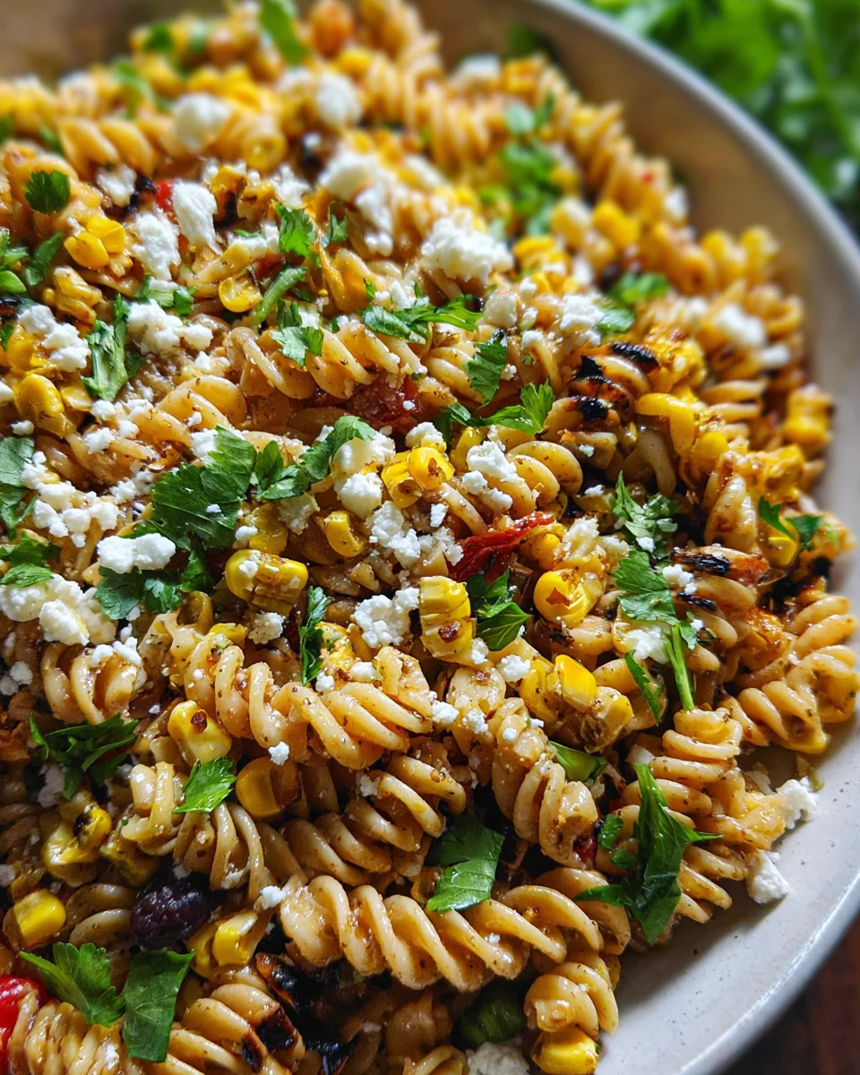 Mexican Street Corn Pasta Salad