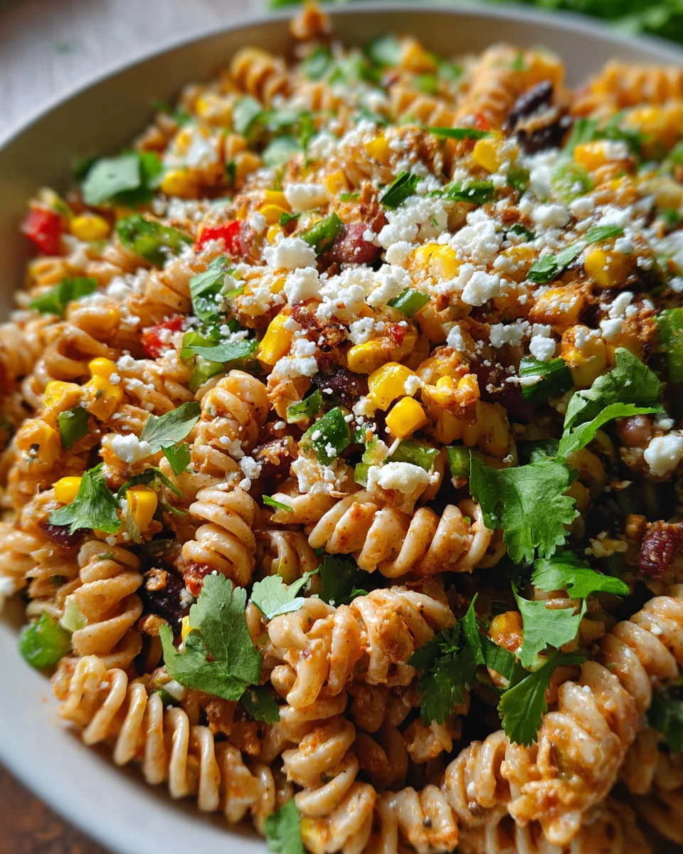 Mexican Street Corn Pasta Salad 23 Mexican